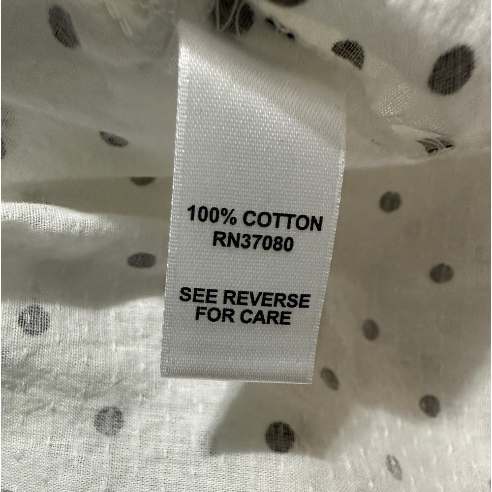 Cato 26/28 black and white polka dot blouse - Picture 5 of 5